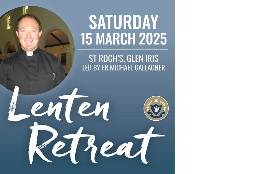 Lenten Retreat, Saturday 15 March 2025