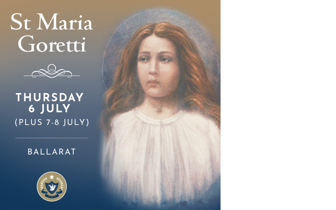 Memorial of St Maria Goretti – Friday 6 July 2023 (plus 7-8 July events)